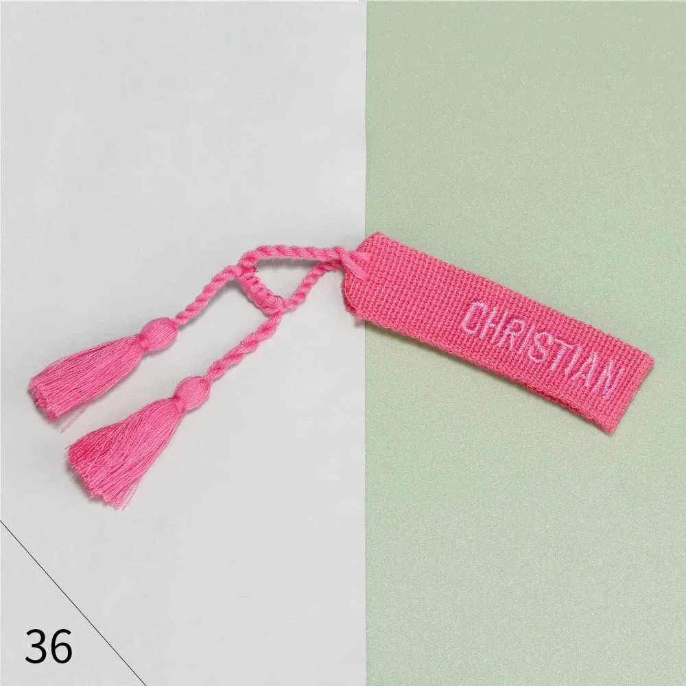 Other Personalized Pink Tassel Bookmark Pink - 1