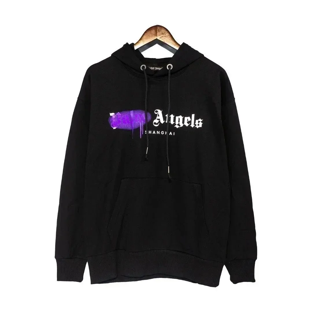 Palm Angels Palm Angels Angels SHANGHAI Black Hoodie Black