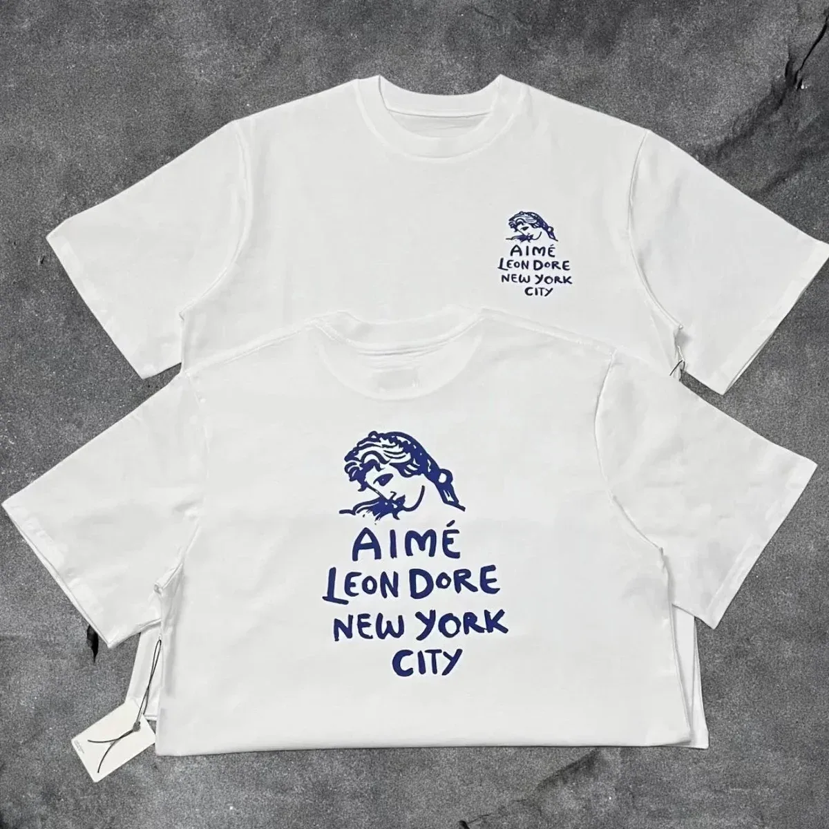Aimé Leon Dore Aimé Leon Dore White New York City T-Shirt White - 1