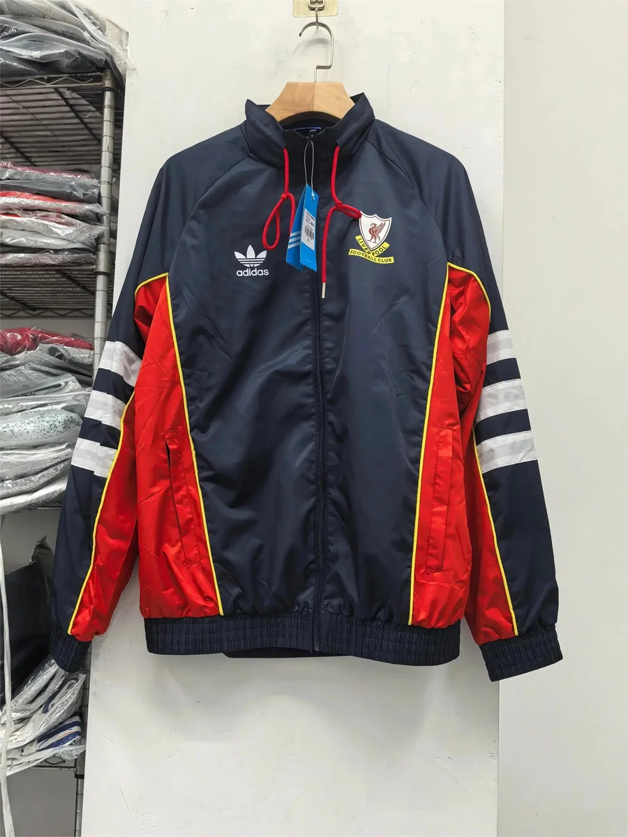 Adidas Adidas Liverpool Football Club Jacket Navy/Red Navy - 1