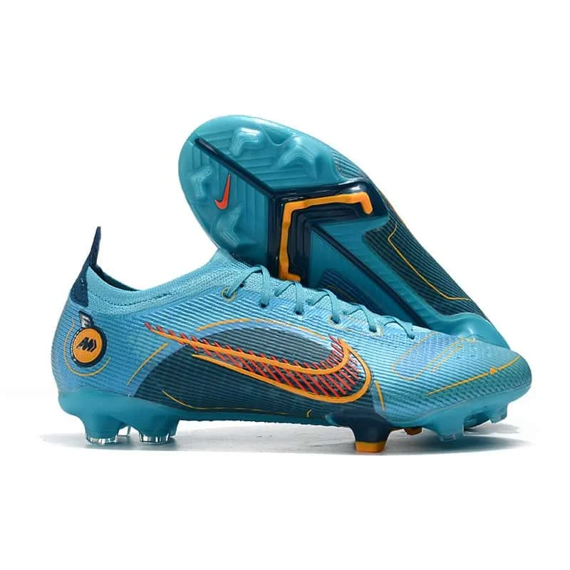 Nike Nike Mercurial Football Cleats Blue Orange Blue - 1