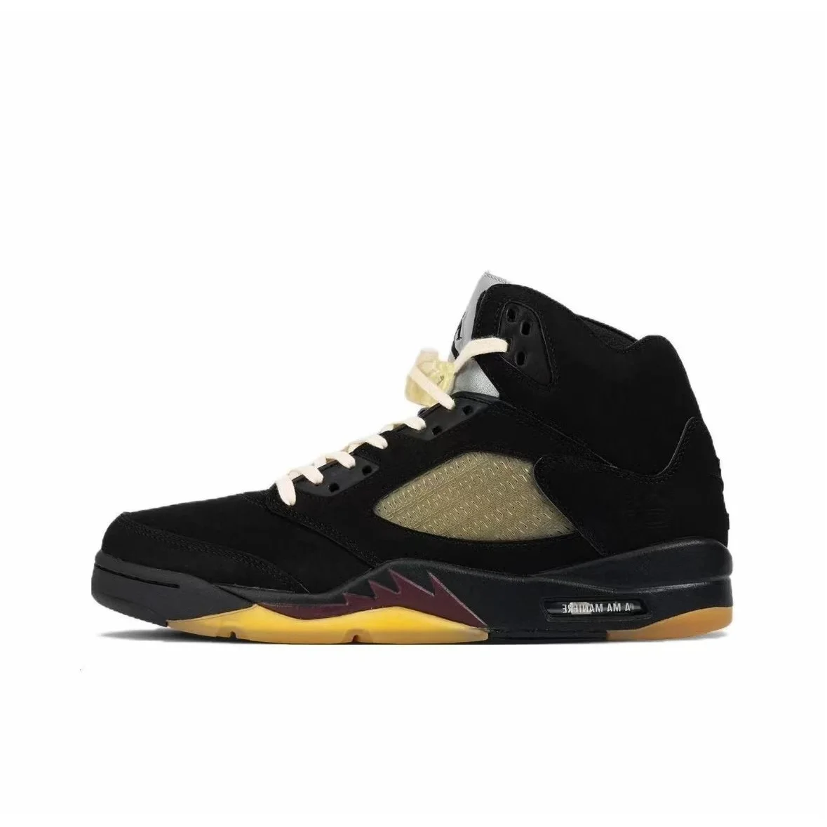 Jordan Nike Air Jordan 5 Black Gold Sneakers Black - 1