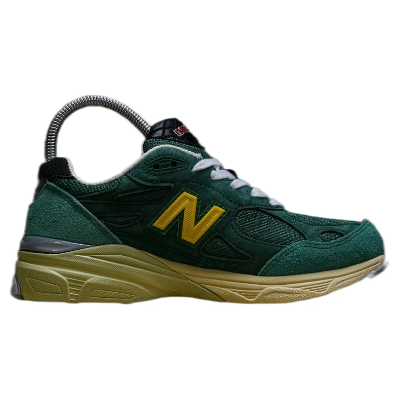 New Balance New Balance 990 Forest Green Yellow Sneakers Green - 1
