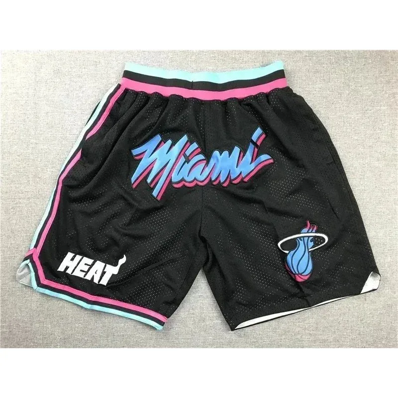 Other Miami Heat Basketball Shorts Black Black - 1