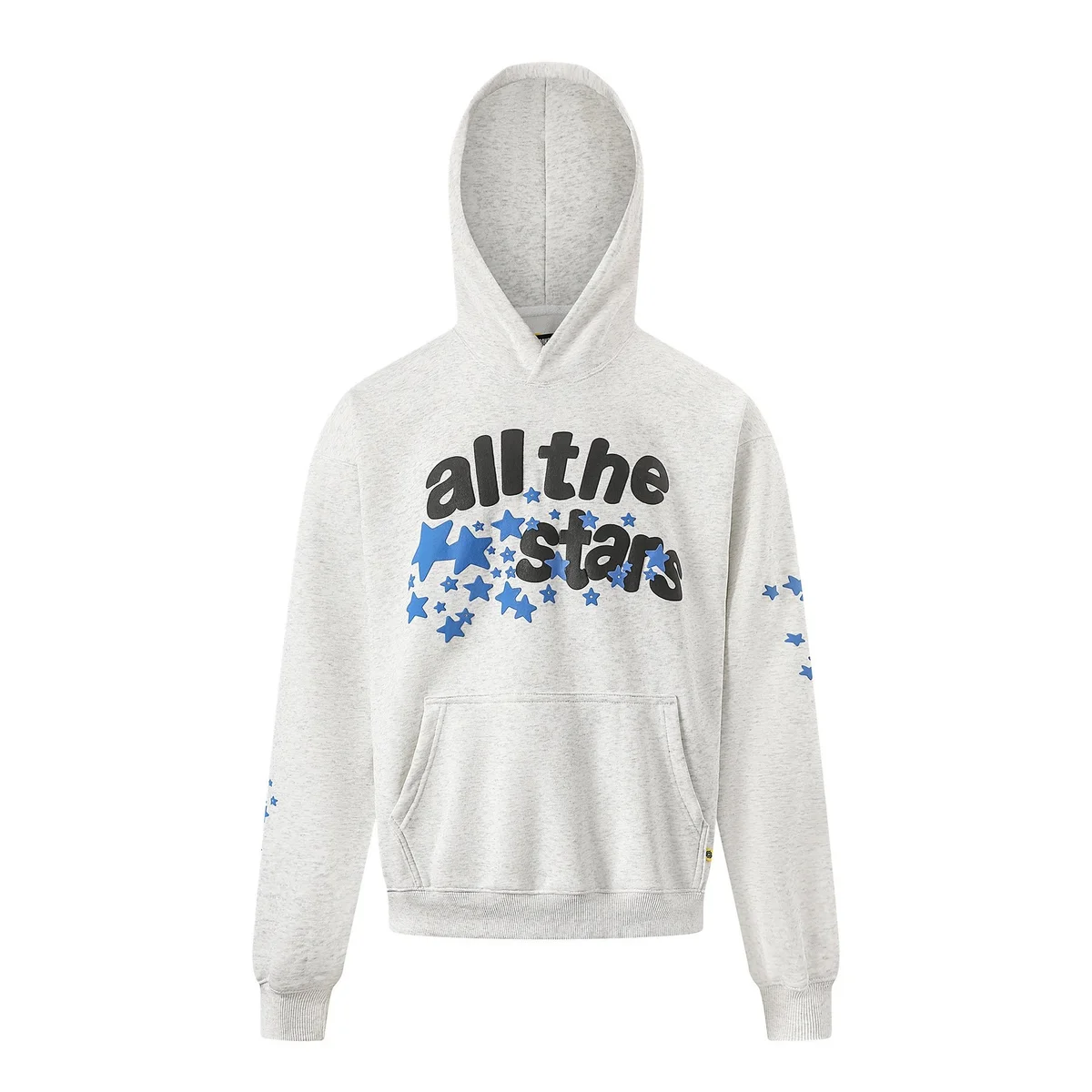 Essentials Unisex All the Stars Hoodie Grey with Blue Stars Grey - 1