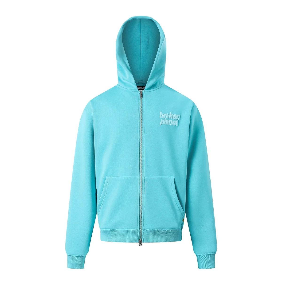 Broken Planet Broken Planet Turquoise Zip-Up Hoodie Blue - 1