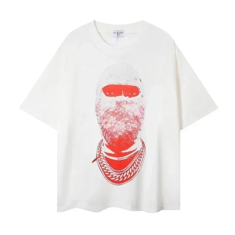Supreme Unisex White Oversized T-Shirt with Red Graphic Print White - 1