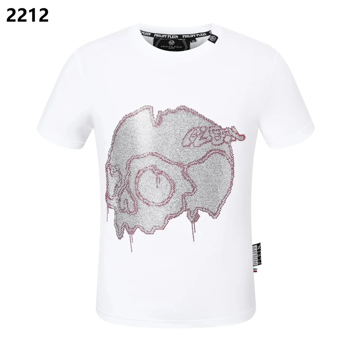 Philipp Plein Philipp Plein Skull T-Shirt White White - 1