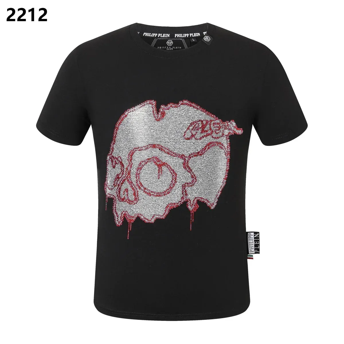 Philipp Plein Philipp Plein Skull T-Shirt Black Black - 1