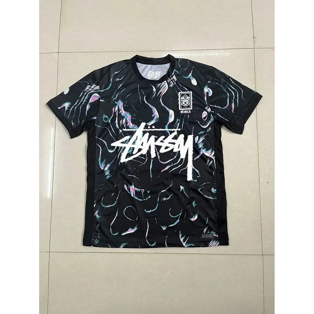 Stussy Stussy Abstract Print T-Shirt Black Black - 1