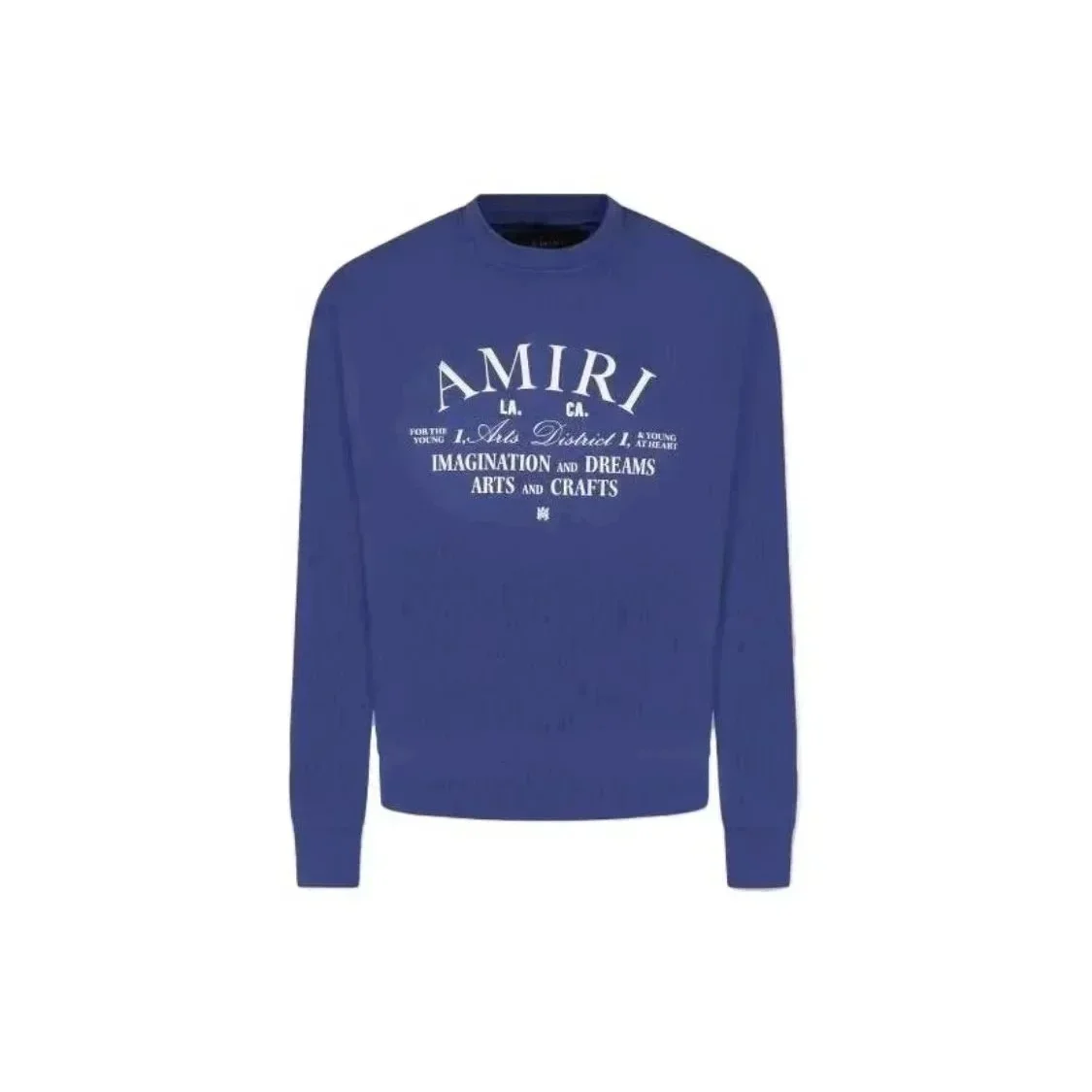 Amiri Amiri Blue Arts District Crewneck Sweatshirt Blue - 1