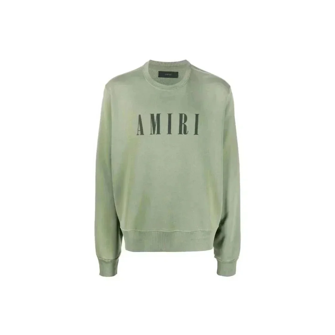 Amiri Amiri Green Logo Crewneck Sweatshirt Green - 1