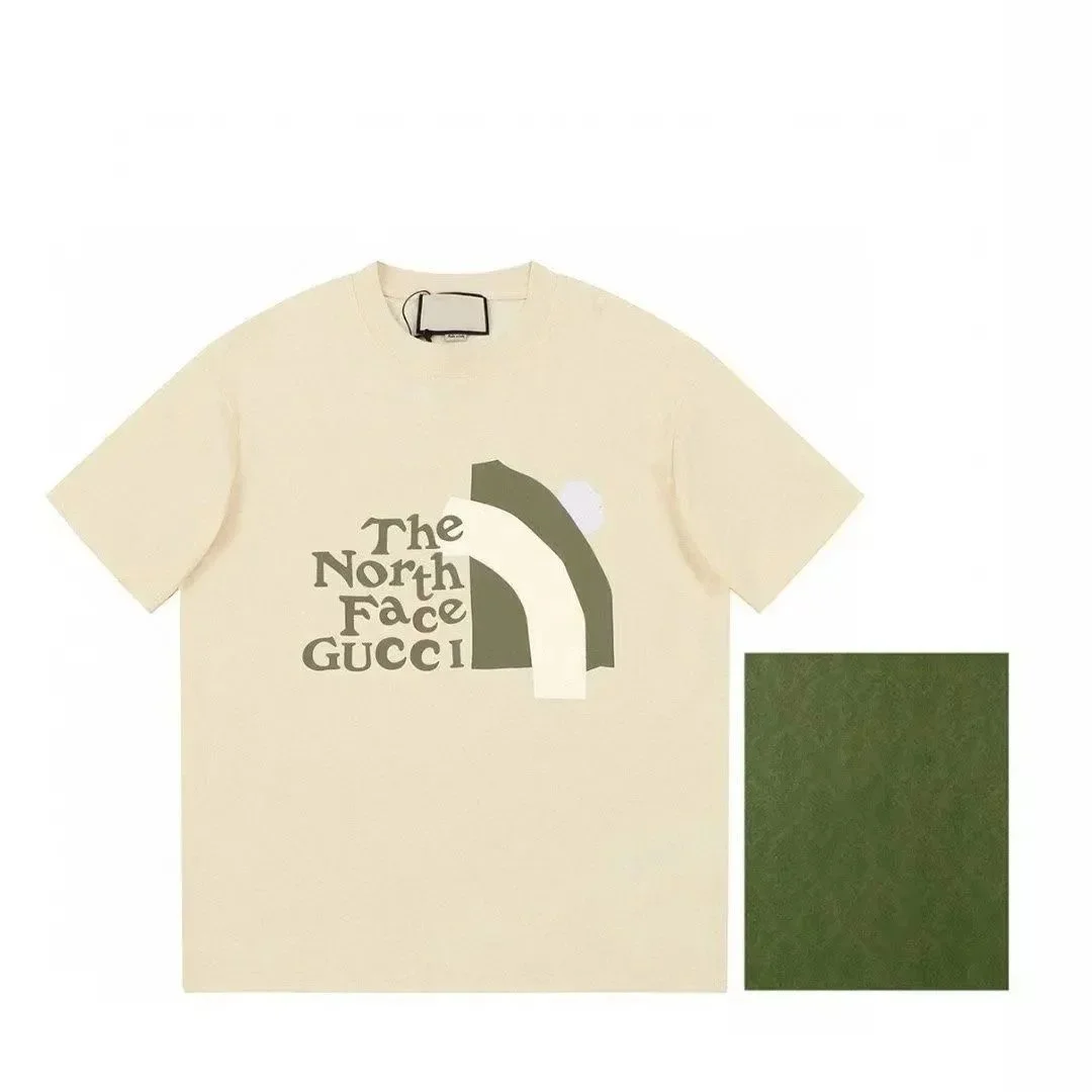Gucci Gucci The North Face T-Shirt Beige Solid Beige - 1