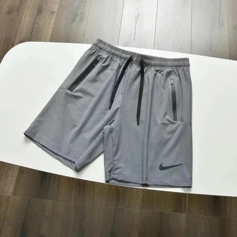 Nike Nike Grey Solid Shorts Grey - 1