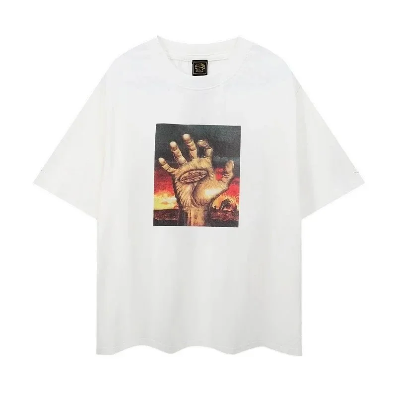 Essentials White Graphic Print T-Shirt White - 1