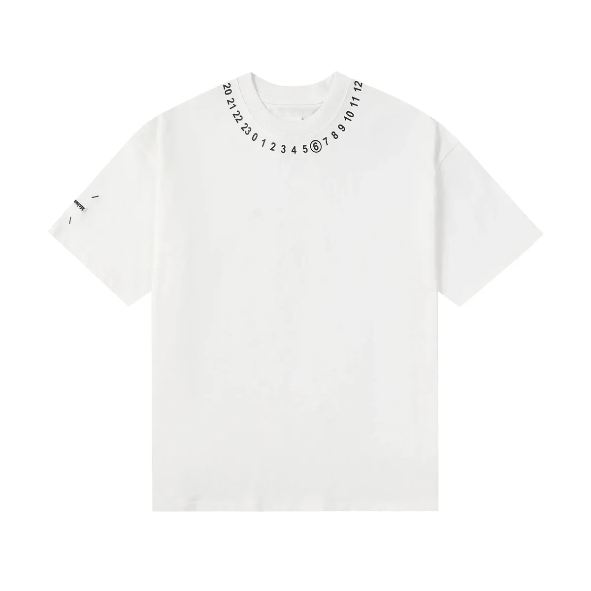 Essentials White Numeric Print T-Shirt White - 1