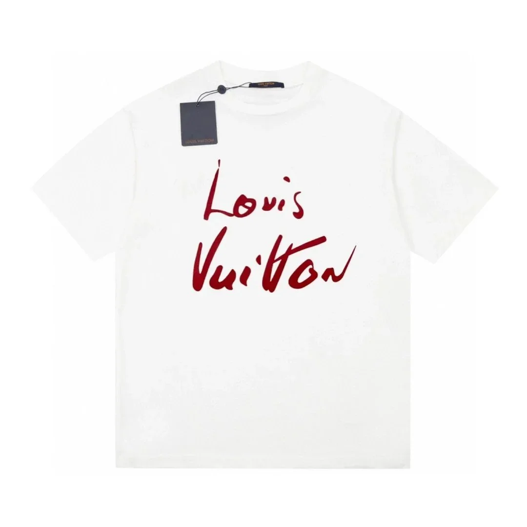Louis Vuitton Louis Vuitton Signature Script White T-Shirt White