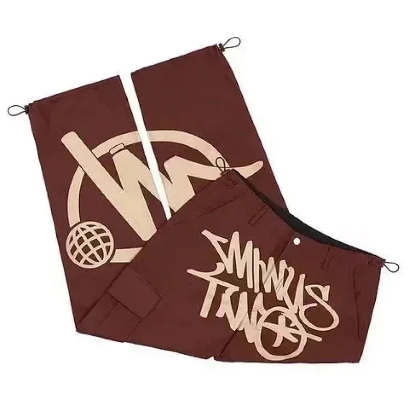 Stussy Unisex Brown Cargo Shorts with Graphic Print Brown - 1