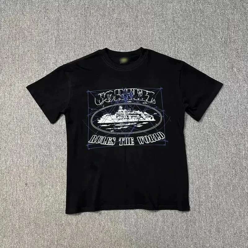 Other Black 'JOHN HELL RULES THE WORLD' T-Shirt Black - 1