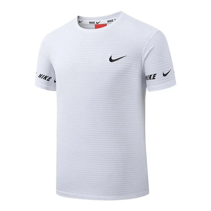 Nike Nike White Solid T-Shirt White - 1
