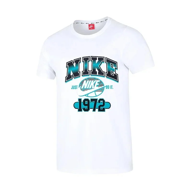 Nike Nike White Graphic T-Shirt White - 1