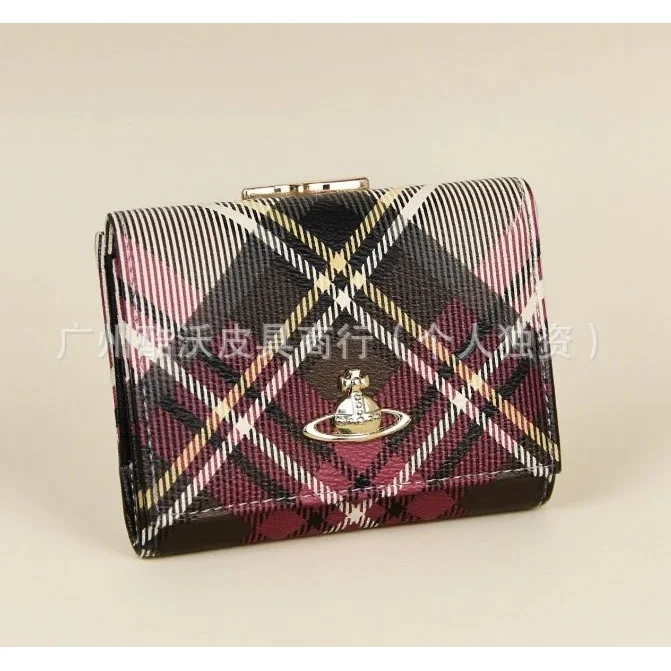 Vivienne Westwood Vivienne Westwood Orb Plaid Wallet Multicolor - 1