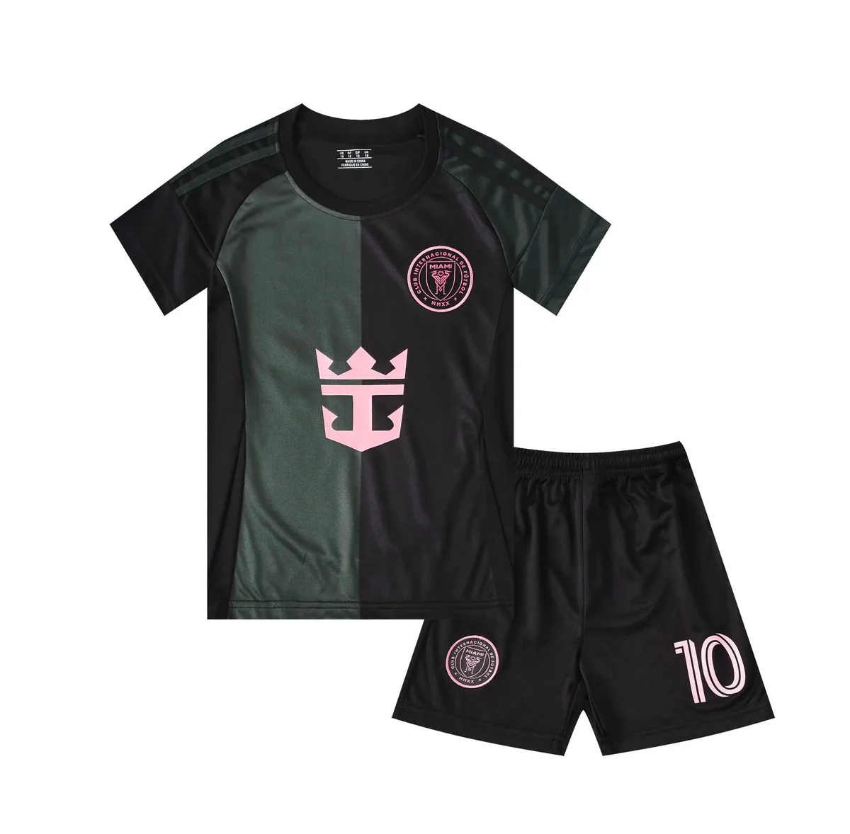 Adidas Adidas Miami International Club Jersey Set Black/Pink Black - 1