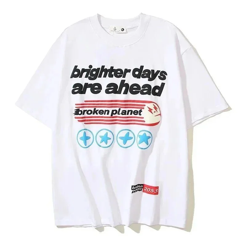 Broken Planet Broken Planet 'Brighter Days Are Ahead' White T-Shirt White - 1