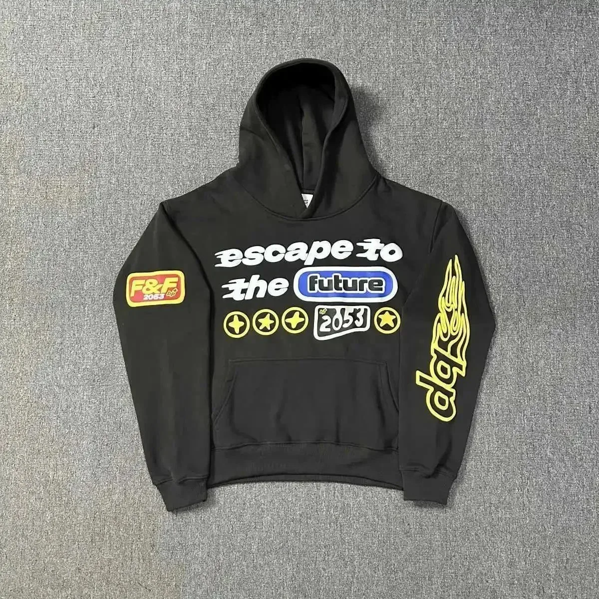 Other Black 'Escape to the Future' Hoodie Black - 1