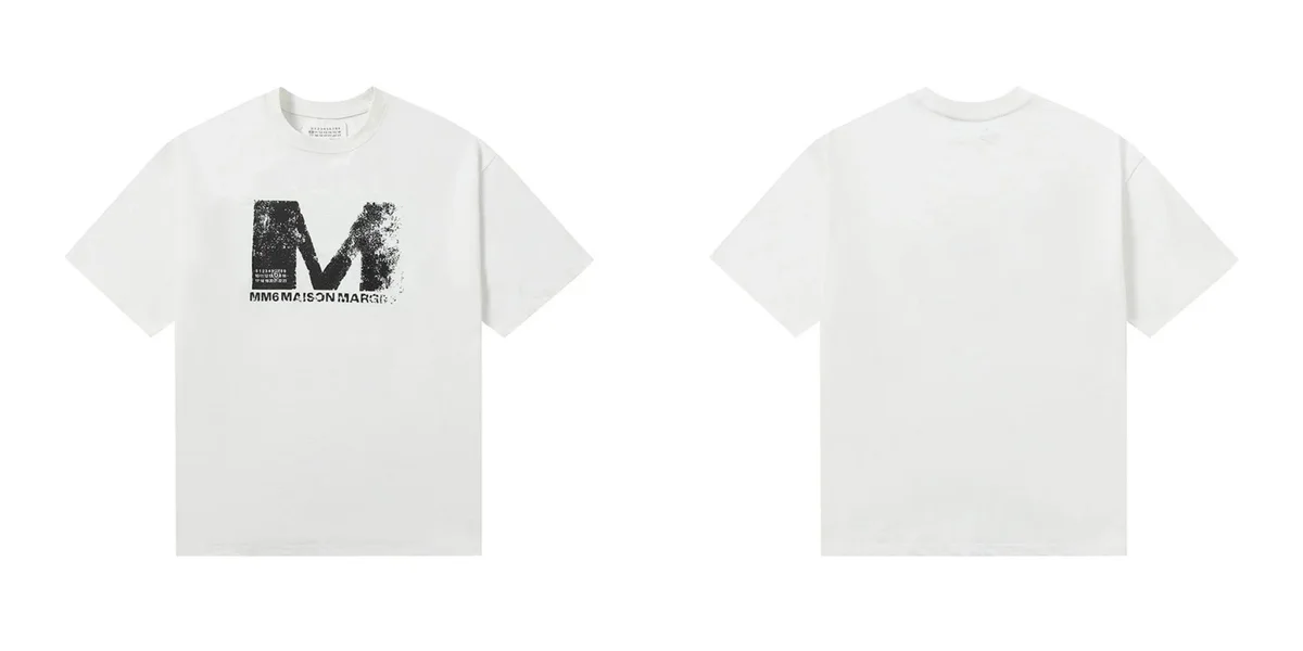 Maison Margiela Maison Margiela MM6 M Logo T-Shirt White White - 1