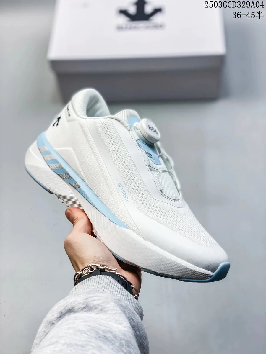 Other White & Light Blue Sneakers with Boa Closure White - 1