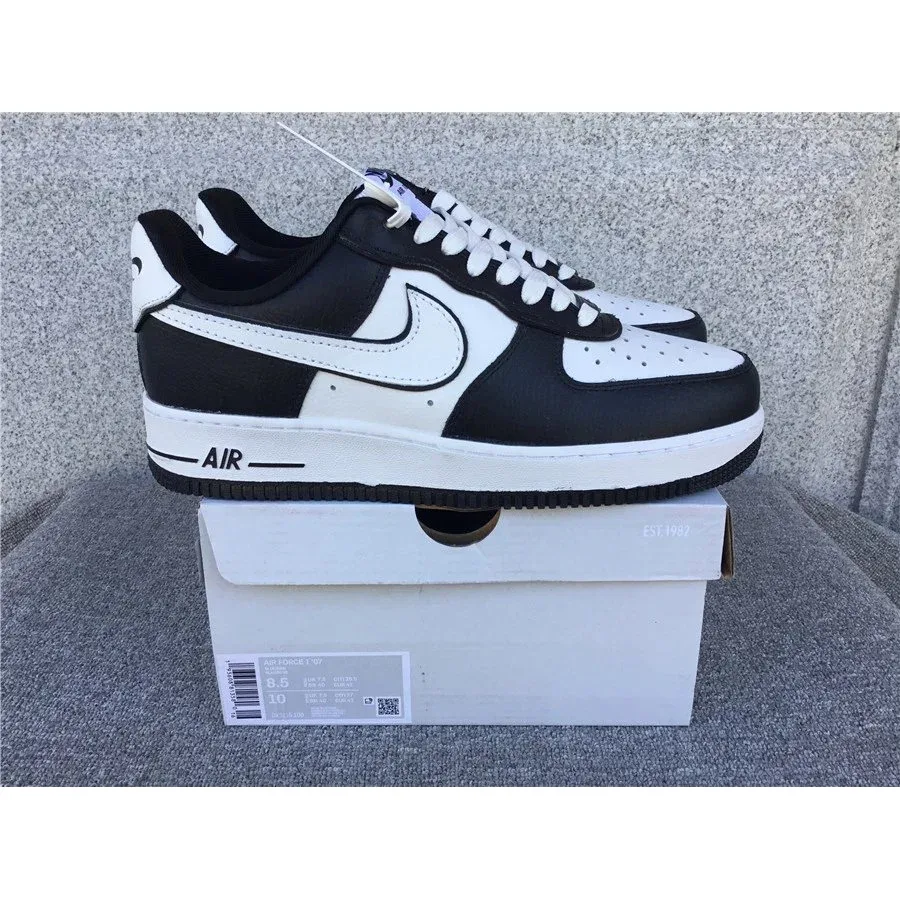 Nike Nike Air Force 1 Black/White Sneakers Black - 1