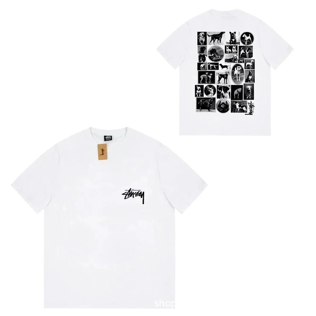 Stussy Stussy White Dog Collage T-Shirt White - 1