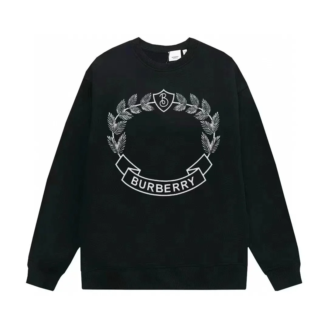 Burberry Burberry Black Laurel Wreath Sweatshirt Black - 1