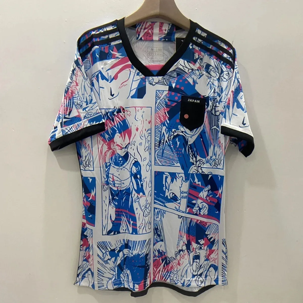 Adidas Adidas Classic Manga Print Jersey White/Blue Men's White - 1