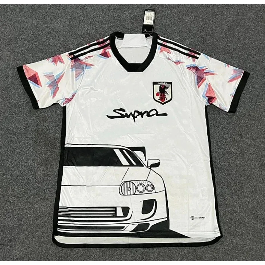Adidas Adidas Supra Japan Jersey White Car Print T-Shirt White - 1