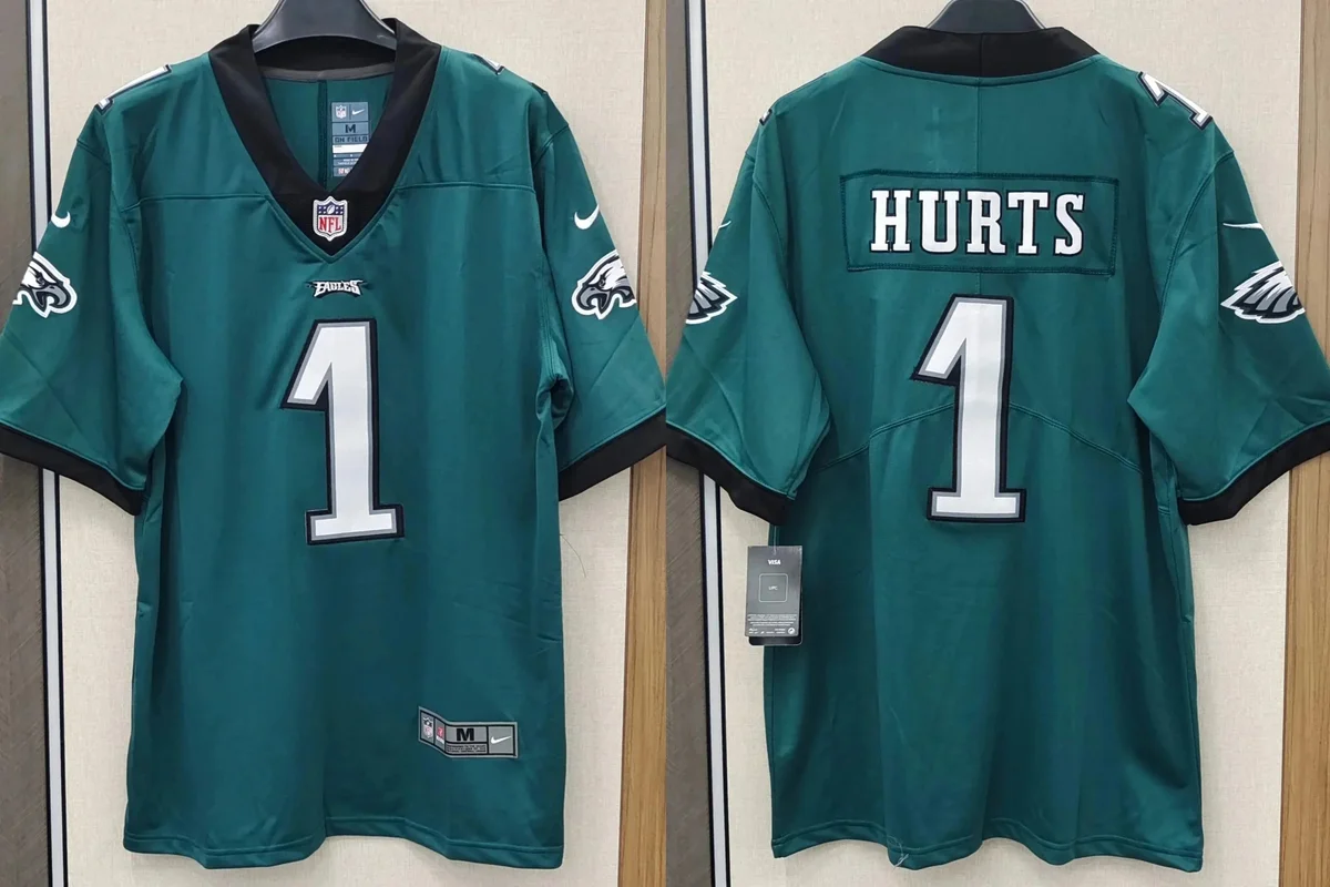 Nike Nike Philadelphia Eagles #1 Hurts Jersey Green Green - 1