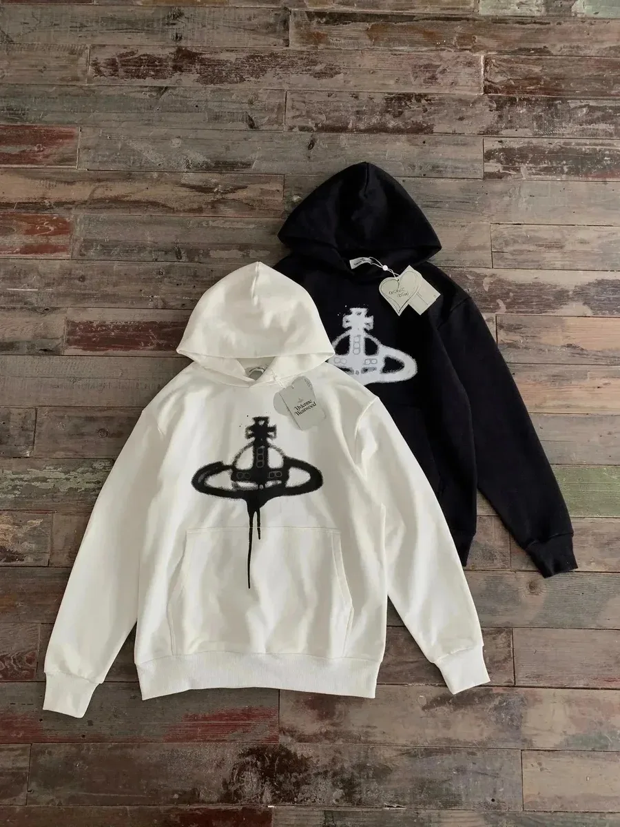 Vivienne Westwood Vivienne Westwood Orb Hoodie Sweatshirt White - 1