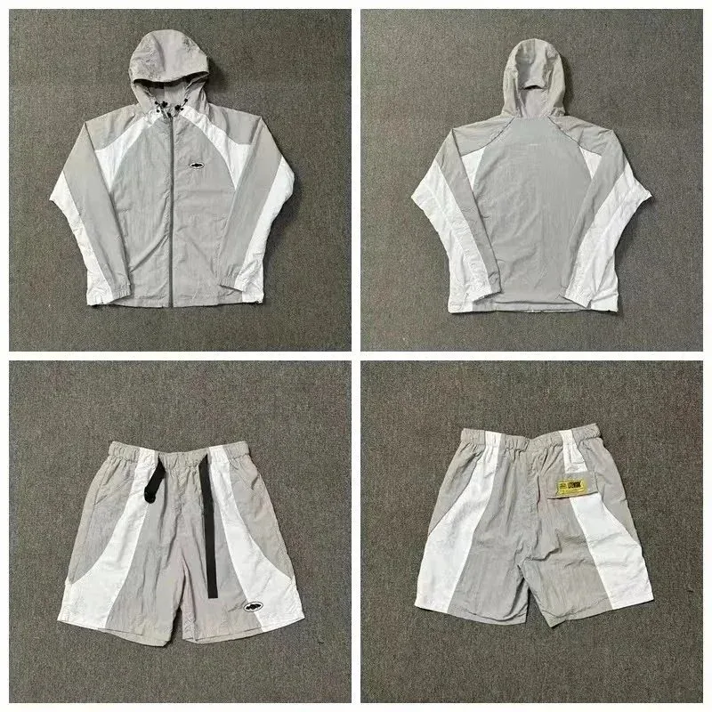 A Bathing Ape A Bathing Ape BAPE STA Grey & White Tracksuit Set Grey - 1
