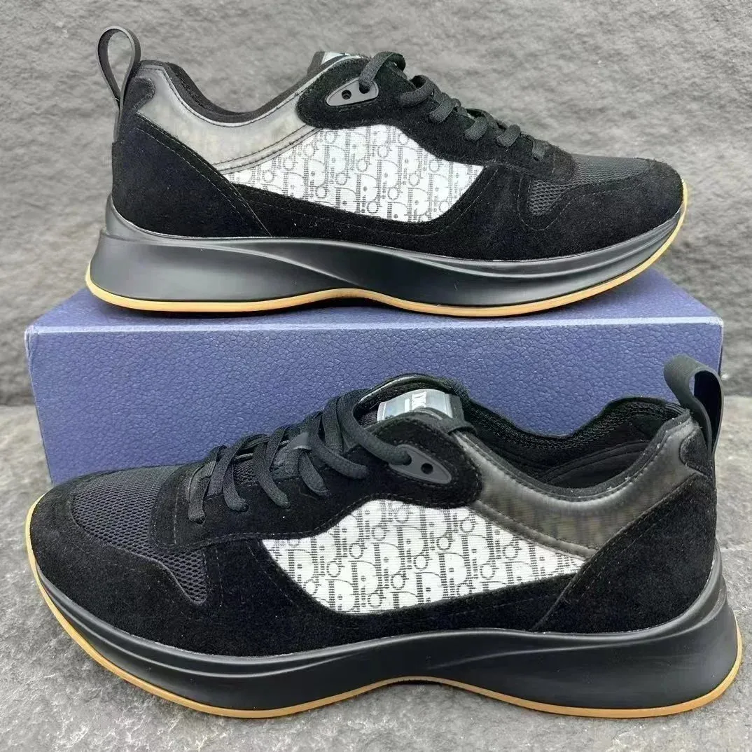 Dior Dior Saddle Black & White Sneakers Black - 1