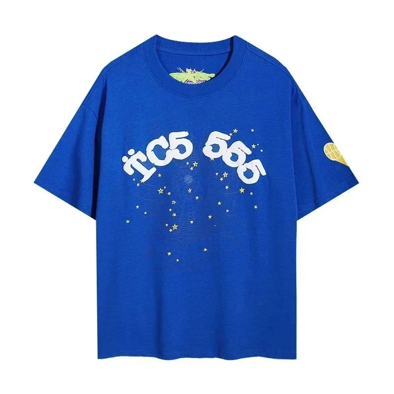 Other Blue TC5 555 T-Shirt with Star Print Blue - 1