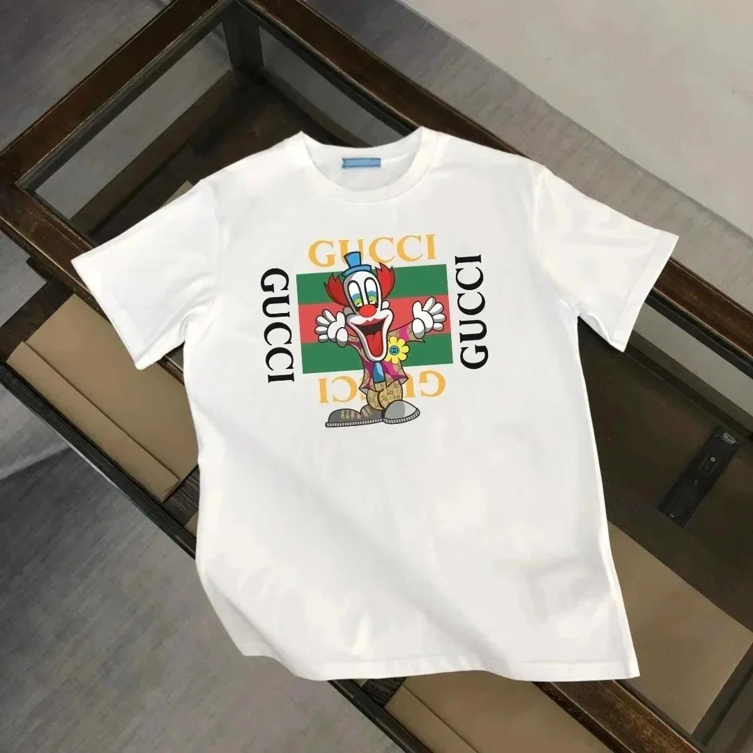 Gucci Gucci Clown Print White T-Shirt White - 1