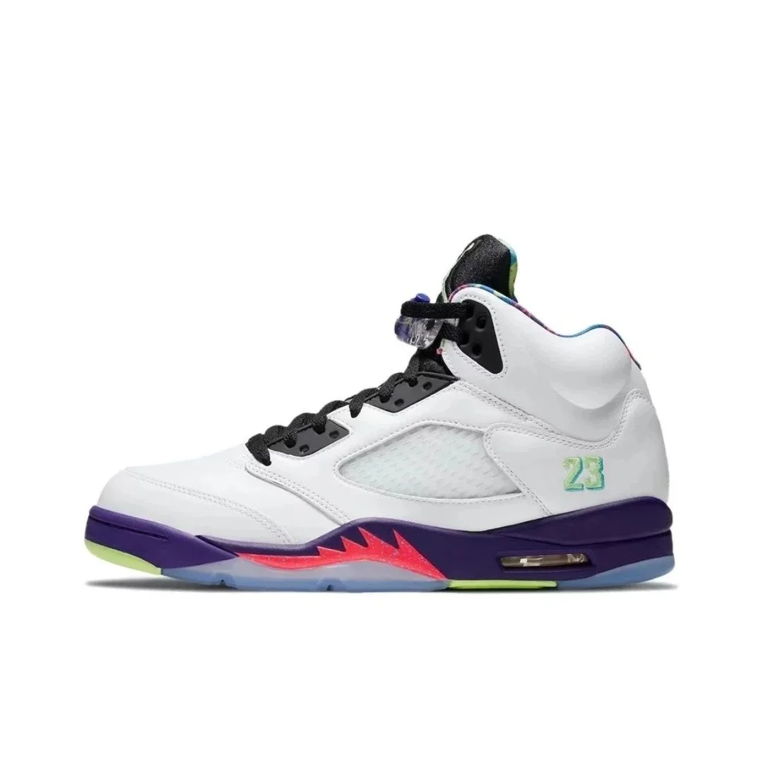 Jordan Nike Air Jordan 5 'Purple Haze' Sneakers White - 1