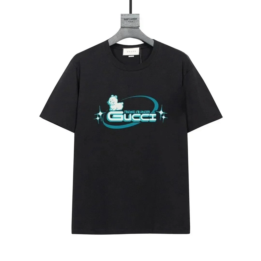 Gucci Gucci Black 'Made in Italy' Graphic T-Shirt Black - 1
