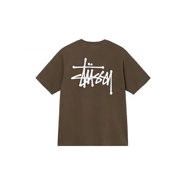 Stussy Stüssy Basic Logo T-Shirt Brown Brown - 1