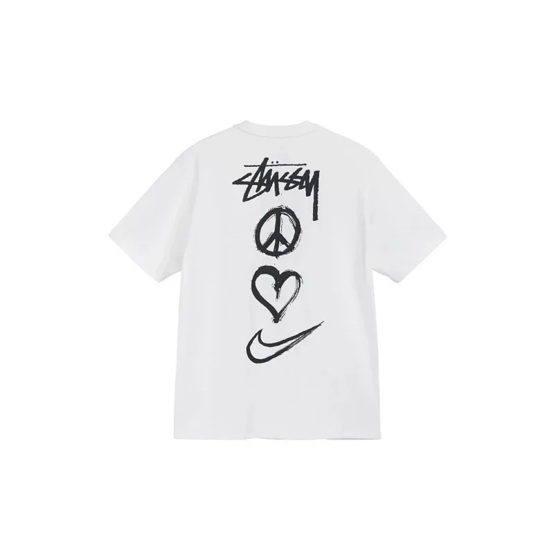 Stussy Stussy Peace Love Nike T-Shirt White White - 1
