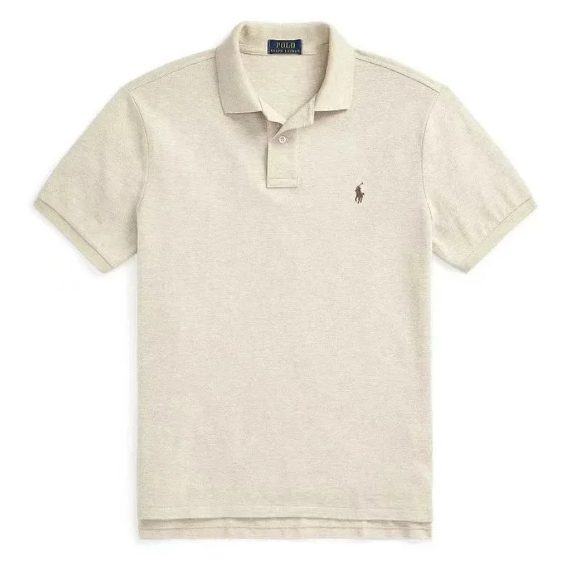 Polo Ralph Lauren Polo Ralph Lauren Polo Shirt Beige Cotton Top Beige - 1