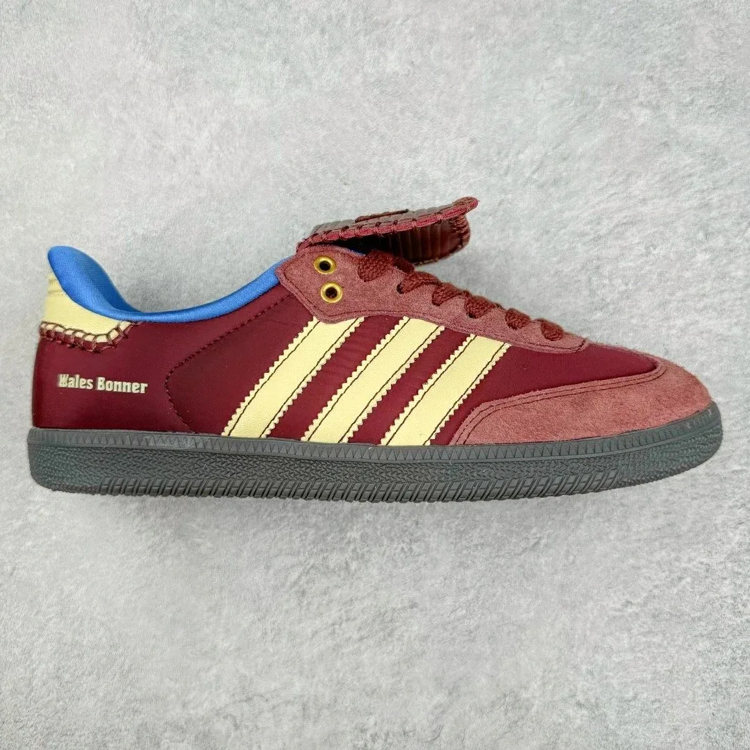 Adidas Adidas Samba Wales Bonner Burgundy Sneakers Red - 1