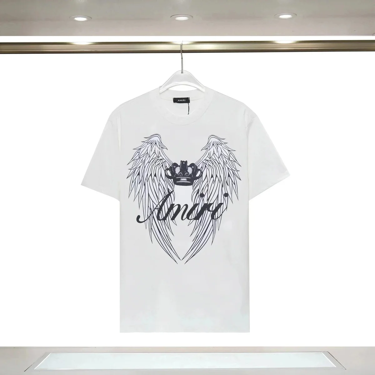 Amiri Amiri White Crown & Wings T-Shirt White - 1