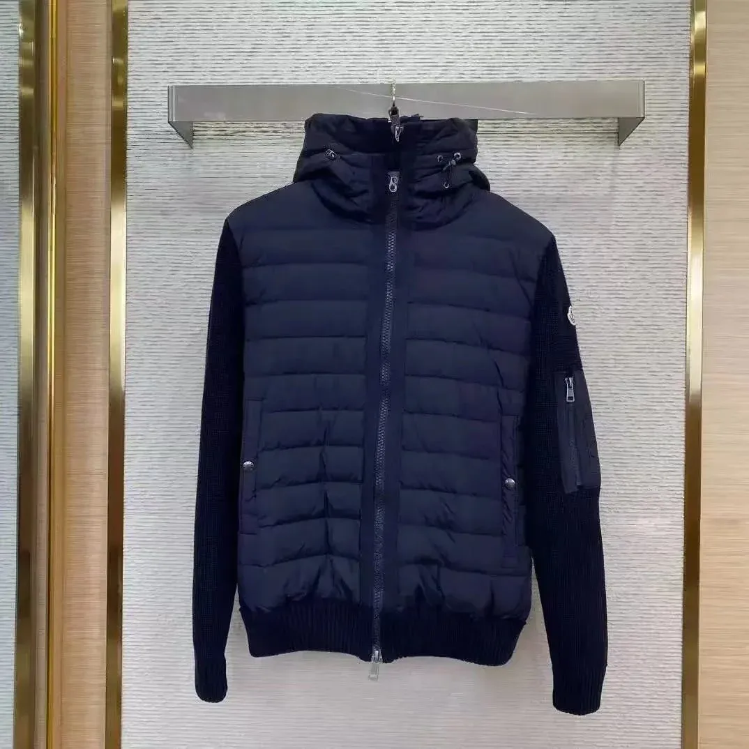 Moncler Moncler Maya Navy Hooded Jacket Navy